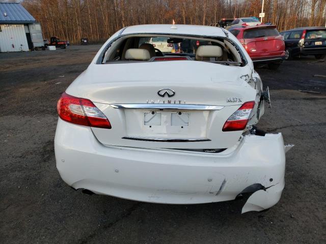 JN1BY1AR3DM603658 - 2013 INFINITI M37 X WHITE photo 6