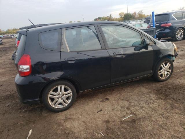 JHMGD38657S011540 - 2007 HONDA FIT S შავი ფოტო 3