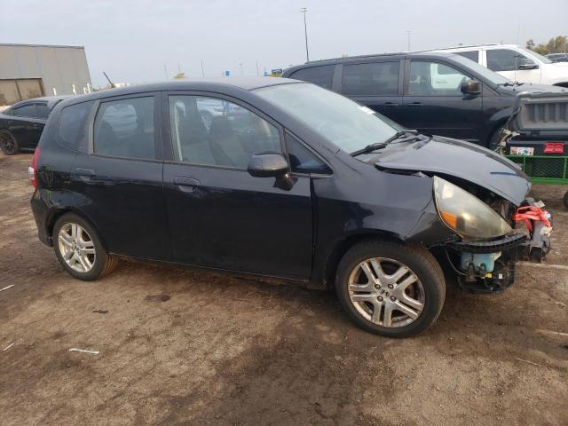 JHMGD38657S011540 - 2007 HONDA FIT S შავი ფოტო 4