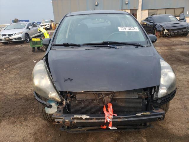 JHMGD38657S011540 - 2007 HONDA FIT S შავი ფოტო 5