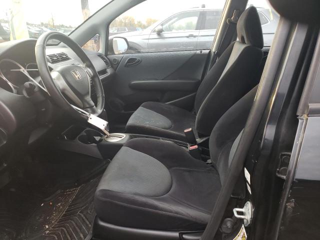 JHMGD38657S011540 - 2007 HONDA FIT S შავი ფოტო 7