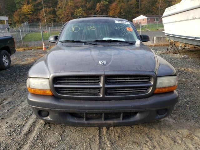 1D4HR38N83F620755 - 2003 DODGE DURANGO SPORT GRAY photo 5