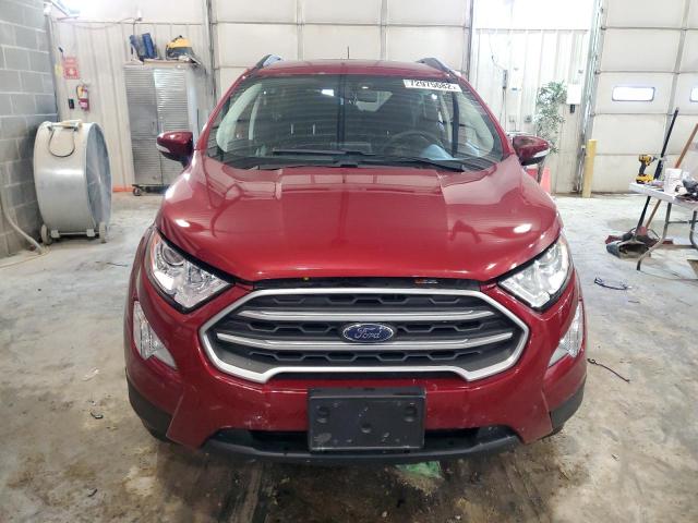 MAJ6S3GL3MC431299 - 2021 FORD ECOSPORT SE BURGUNDY photo 5