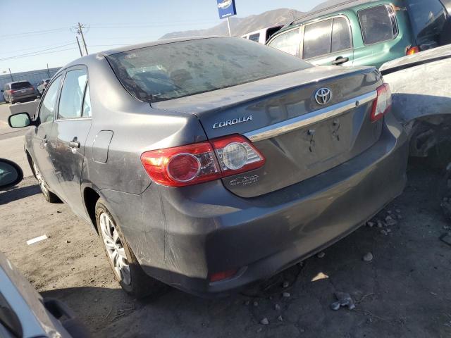 2T1BU4EE5DC036223 - 2013 TOYOTA COROLLA BASE CHARCOAL photo 2