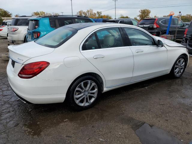 55SWF4KB3GU129679 - 2016 MERCEDES-BENZ C 300 4MATIC WHITE photo 3