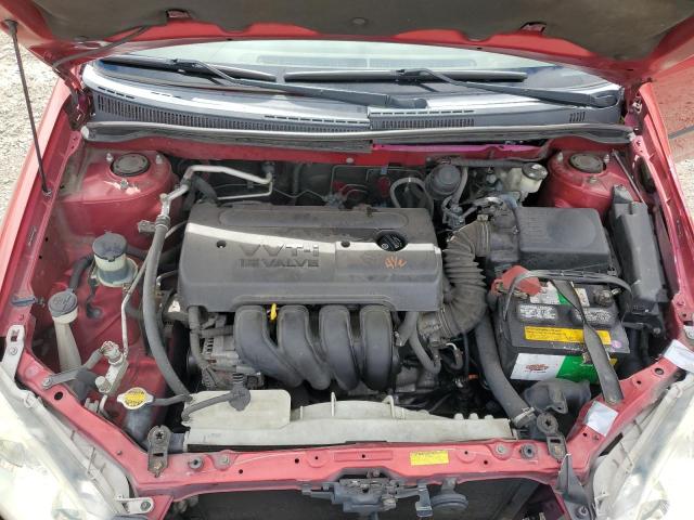 JTDBR32E960075622 - 2006 TOYOTA COROLLA CE RED photo 11