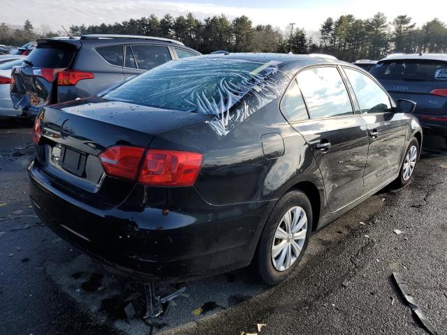 3VW2K7AJ2EM399188 - 2014 VOLKSWAGEN JETTA BASE 黑色 照片 3