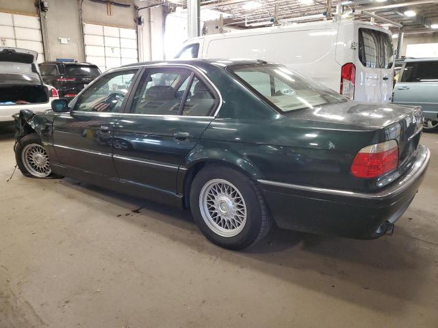 WBAGG834X1DN83899 - 2001 BMW 740 I AUTOMATIC Grün Foto 2