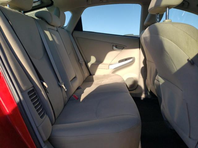 JTDKN3DU9C5458734 - 2012 TOYOTA PRIUS RED photo 10