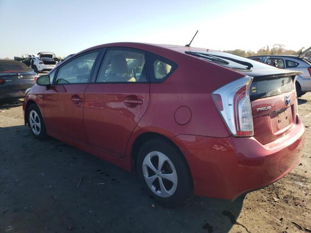 JTDKN3DU9C5458734 - 2012 TOYOTA PRIUS RED photo 2