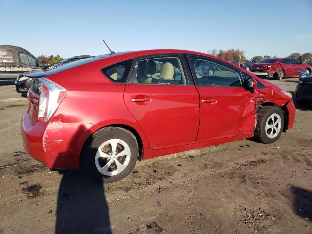 JTDKN3DU9C5458734 - 2012 TOYOTA PRIUS RED photo 3
