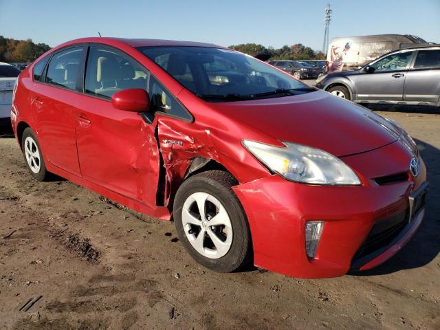 JTDKN3DU9C5458734 - 2012 TOYOTA PRIUS RED photo 4