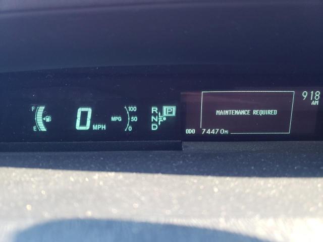 JTDKN3DU9C5458734 - 2012 TOYOTA PRIUS RED photo 9