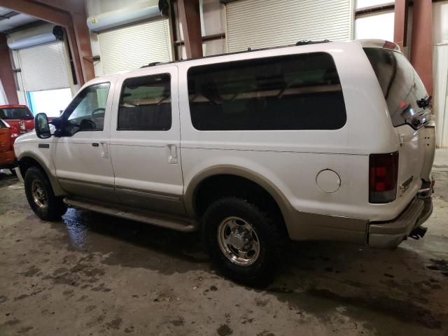 1FMNU43S12EA85981 - 2002 FORD EXCURSION LIMITED WHITE photo 2