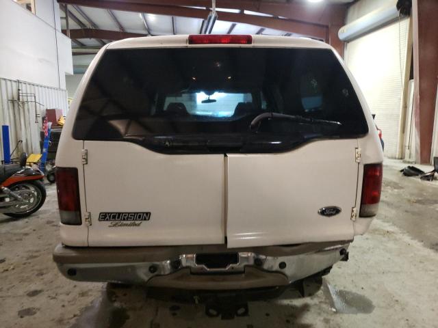 1FMNU43S12EA85981 - 2002 FORD EXCURSION LIMITED WHITE photo 6