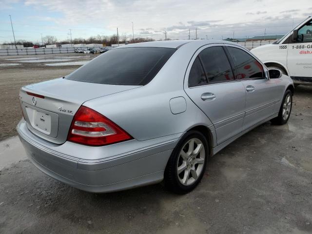 WDBRF92H57F908365 - 2007 MERCEDES-BENZ C 280 4MATIC SILVER photo 3