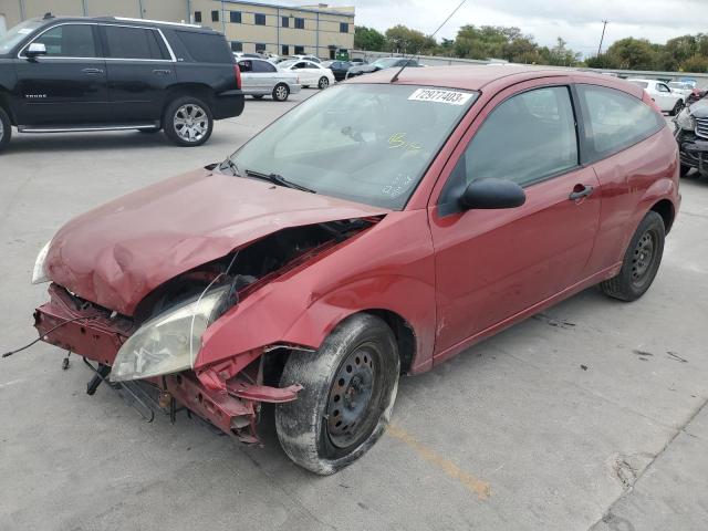 3FAFP31N15R143098 - 2005 FORD FOCUS ZX3 RED photo 1
