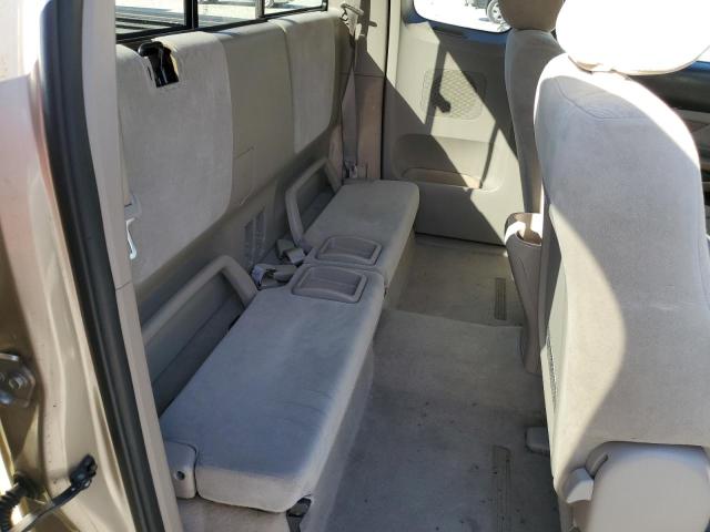 5TETX22N06Z196043 - 2006 TOYOTA TACOMA ACCESS CAB ოქროსფერი ფოტო 10