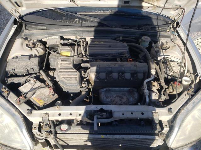 1HGEM22982L800677 - 2002 HONDA CIVIC EX SILVER photo 11