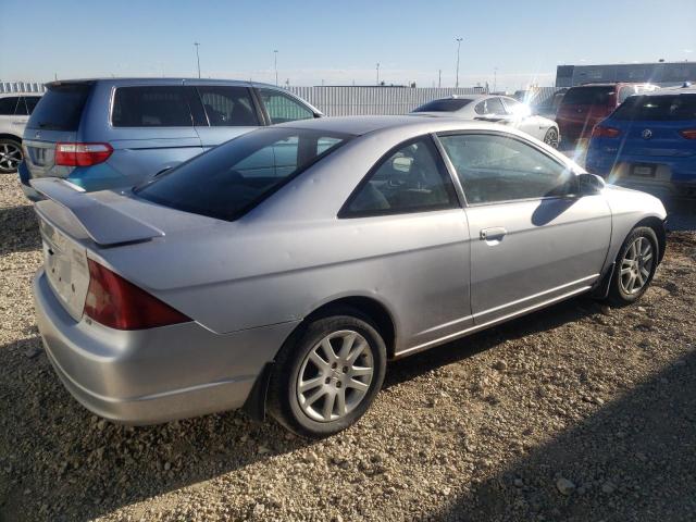 1HGEM22982L800677 - 2002 HONDA CIVIC EX SILVER photo 3