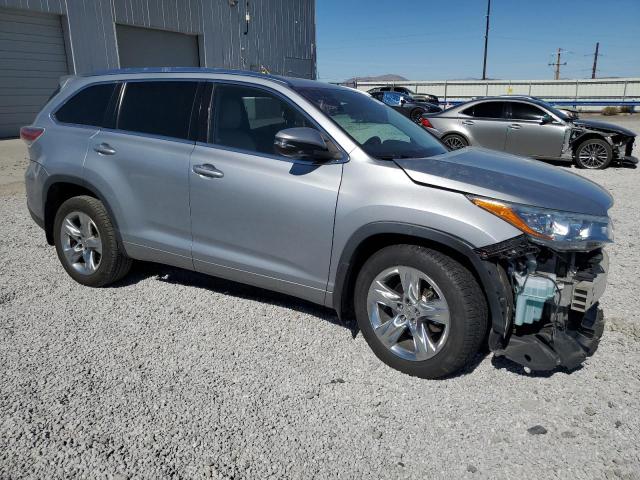 5TDDKRFH6ES057675 - 2014 TOYOTA HIGHLANDER LIMITED GRAY photo 4