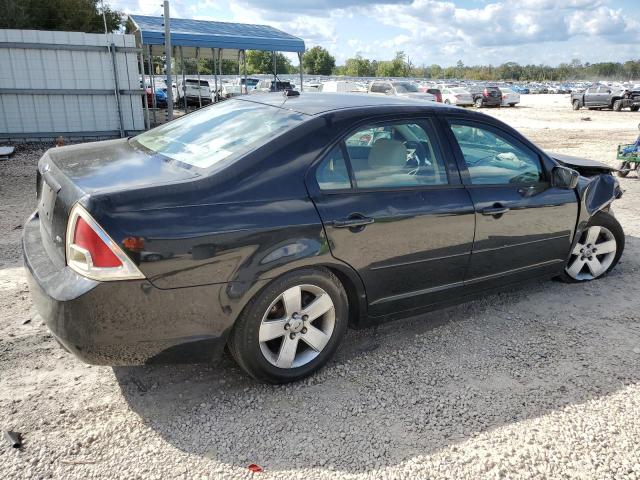 3FAHP07Z87R183893 - 2007 FORD FUSION SE BLACK photo 3