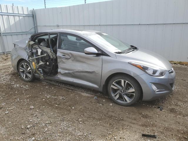 KMHDH4AH8FU289924 - 2015 HYUNDAI ELANTRA SE GRAY photo 4