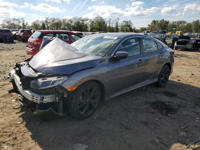 19XFC2F83ME003000 - 2021 HONDA CIVIC SPORT GRAY photo 1
