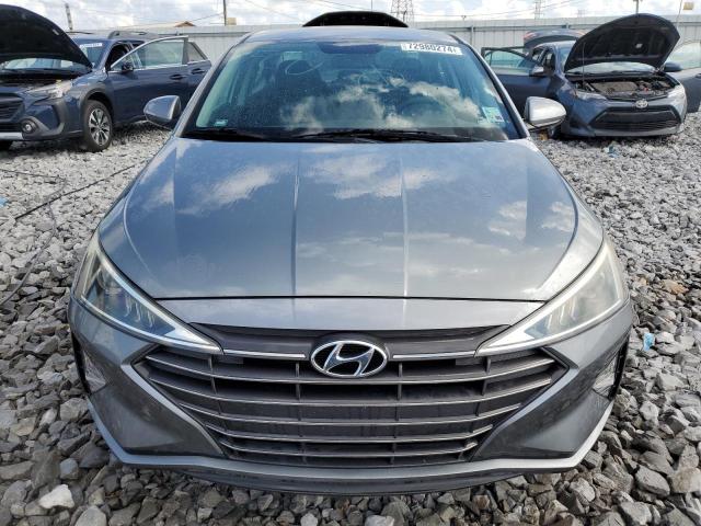 KMHD74LF7KU811161 - 2019 HYUNDAI ELANTRA SE GRAY photo 5