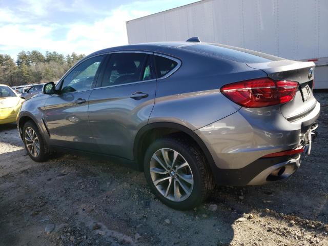 5UXKU2C39H0U28464 - 2017 BMW X6 XDRIVE35I GRAY photo 2