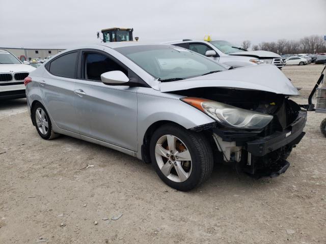 5NPDH4AE1DH193540 - 2013 HYUNDAI ELANTRA GLS SILVER photo 4