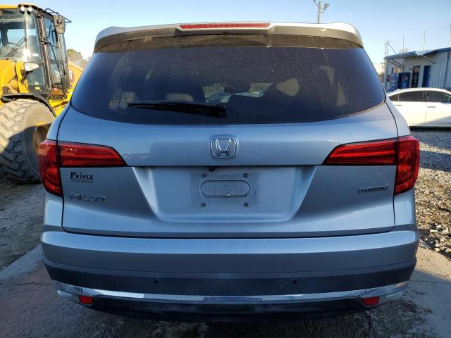 5FNYF5H96HB027671 - 2017 HONDA PILOT TOURING SILVER photo 6