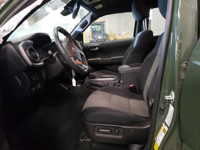3TMDZ5BN4MM112073 - 2021 TOYOTA TACOMA DOUBLE CAB 绿色 照片 7