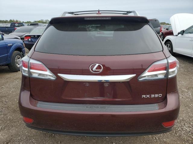 2T2ZK1BA7DC121631 - 2013 LEXUS RX 350 BURGUNDY photo 6