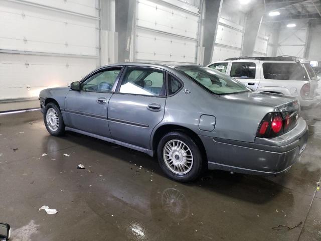 2G1WF52E559186056 - 2005 CHEVROLET IMPALA GRAY photo 2