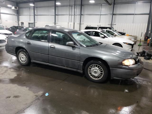 2G1WF52E559186056 - 2005 CHEVROLET IMPALA GRAY photo 4