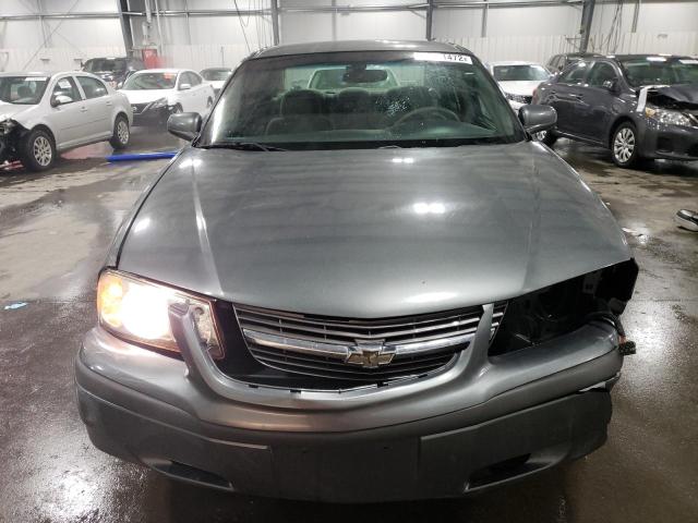 2G1WF52E559186056 - 2005 CHEVROLET IMPALA GRAY photo 5