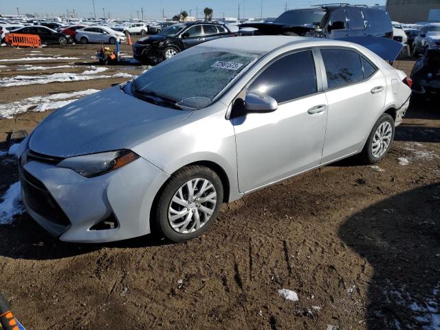 2T1BURHE1JC123413 - 2018 TOYOTA COROLLA L GRAY photo 1