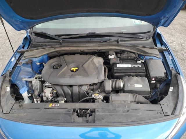 KMHH35LE2JU023655 - 2018 HYUNDAI ELANTRA GT BLUE photo 11