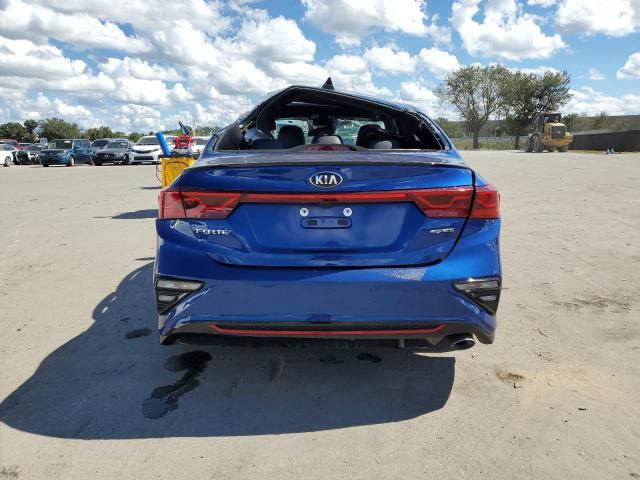 3KPF34AD6ME403522 - 2021 KIA FORTE GT LINE BLUE photo 6