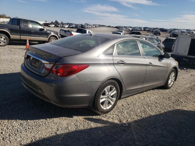 5NPEB4ACXDH793428 - 2013 HYUNDAI SONATA GLS GRAY photo 3