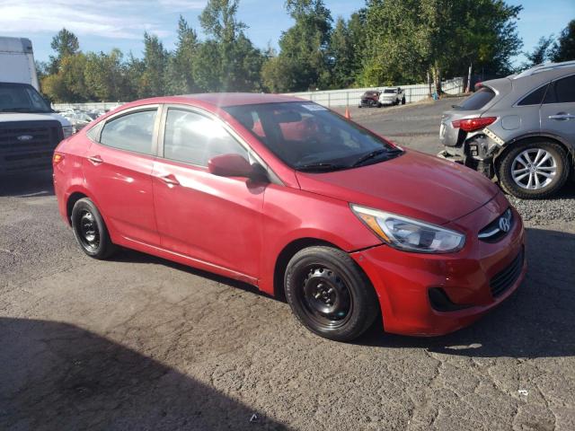 KMHCT4AE0GU075544 - 2016 HYUNDAI ACCENT SE RED photo 4