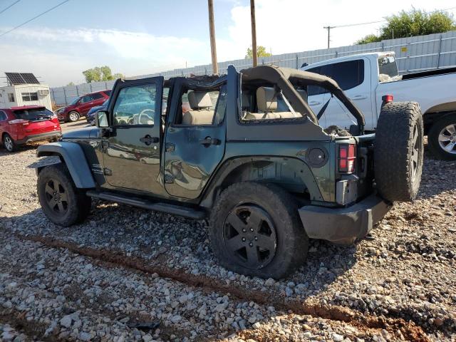 1J4BA3H13AL121698 - 2010 JEEP WRANGLER UNLIMITED SPORT GREEN photo 2