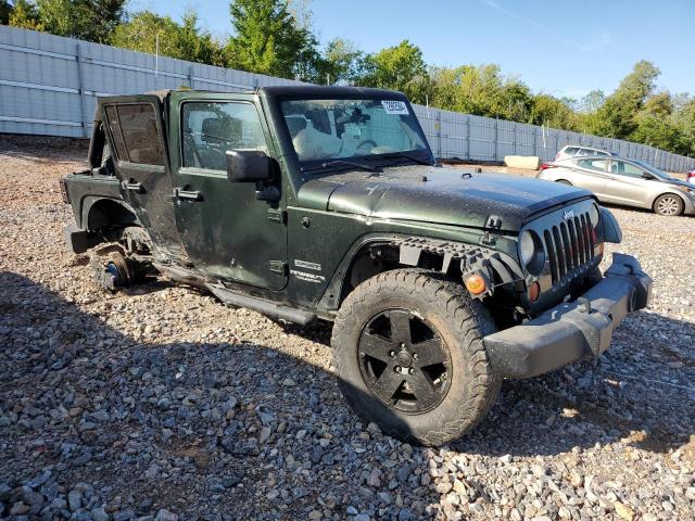 1J4BA3H13AL121698 - 2010 JEEP WRANGLER UNLIMITED SPORT GREEN photo 4