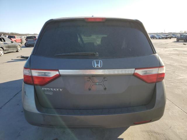 5FNRL5H65CB133119 - 2012 HONDA ODYSSEY EXL GRAY photo 6