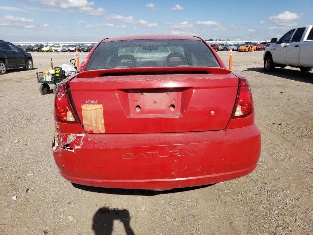 1G8AW12F34Z134734 - 2004 SATURN ION LEVEL 3 RED photo 6