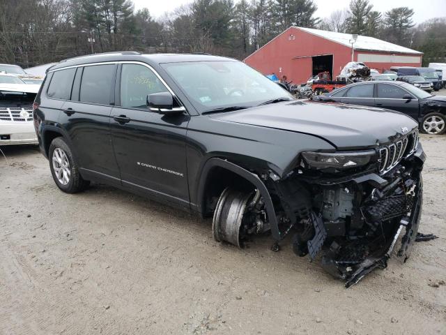 1C4RJKBG1N8632623 - 2022 JEEP GRAND CHER L LIMITED GRAY photo 4