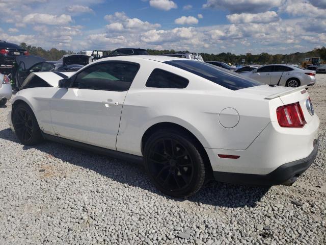 1ZVBP8AM6C5204584 - 2012 FORD MUSTANG WHITE photo 2