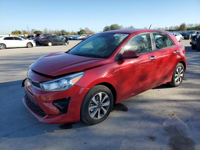 3KPA25AD6NE483537 - 2022 KIA RIO S RED photo 1