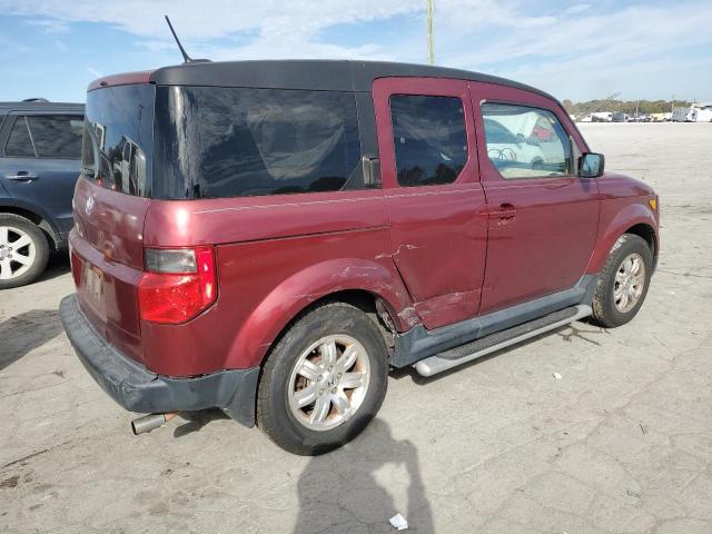 5J6YH18717L010302 - 2007 HONDA ELEMENT EX MAROON photo 3